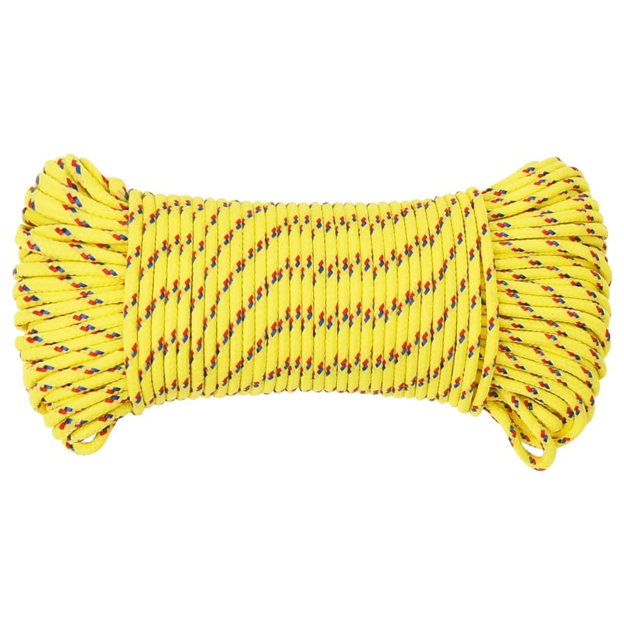 Boottouw Polypropyleen Geel 5 mm 50 m