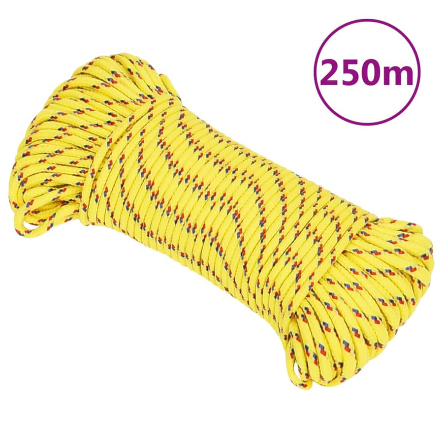 Boottouw Polypropyleen Geel 5 mm 250 m