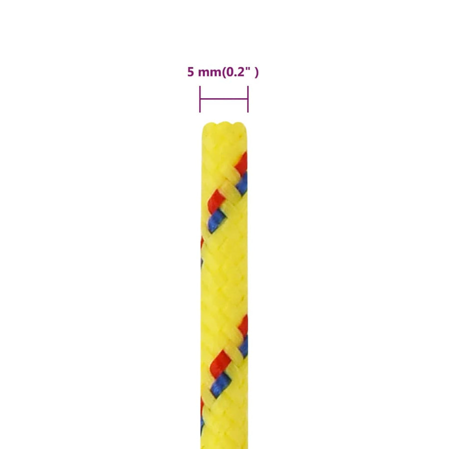 Boottouw Polypropyleen Geel 5 mm 250 m