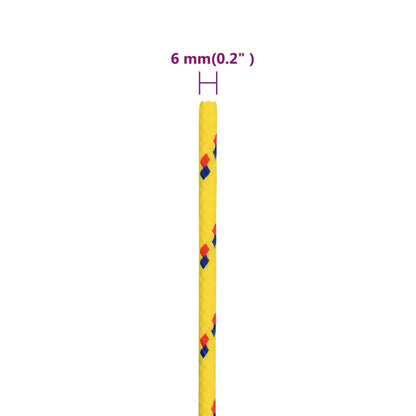 Boottouw 00 M Polypropyleen Geel 6 mm 100 m