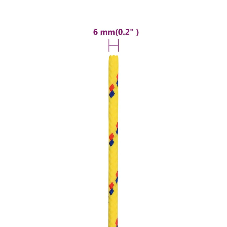 Boottouw 00 M Polypropyleen Geel 6 mm 100 m