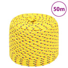 Boat rope 8 mm 50 m polypropylene yellow