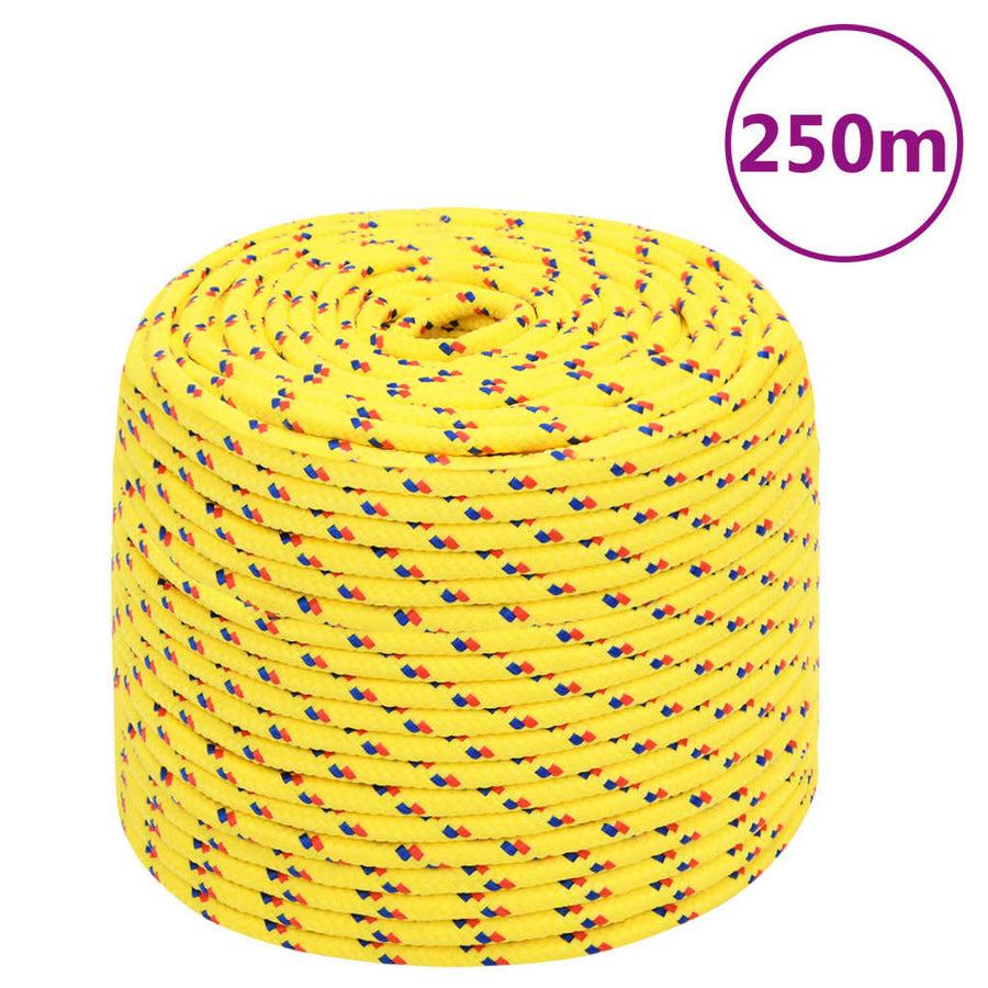 Boottouw Polypropyleen Geel 8 mm 250 m