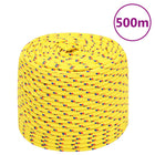 Boat rope 8 mm 500 m polypropylene yellow