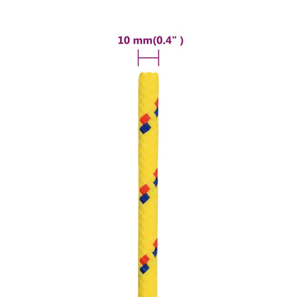 Boottouw 0 Mm Polypropyleen Geel 10 mm 25 m