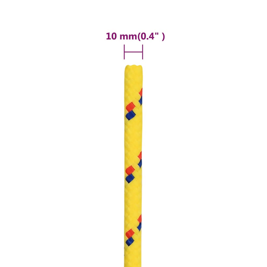 Boottouw 0 Mm Polypropyleen Geel 10 mm 25 m