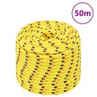 Boottouw 12 mm geel 50 m