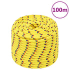 Boat rope 12 mm 100 m polypropylene yellow