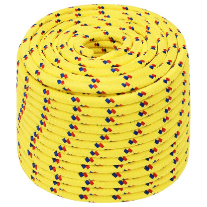 Boottouw 4 Mm Polypropyleen Geel 14 mm 50 m