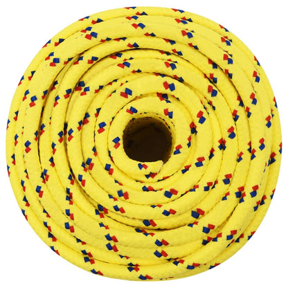 Boottouw 4 Mm Polypropyleen Geel 14 mm 50 m
