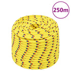 Boat rope 14 mm 250 m polypropylene yellow