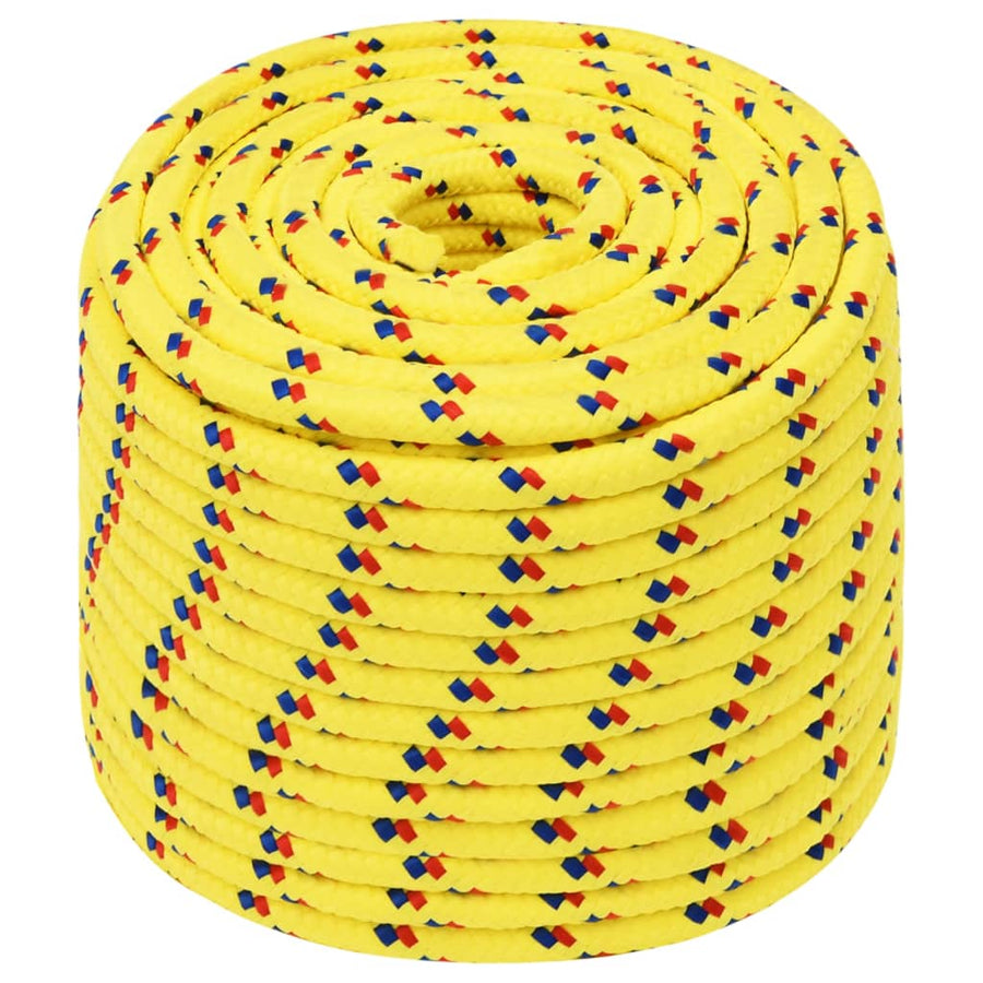 Boottouw 4 Mm Polypropyleen Geel 14 mm 250 m