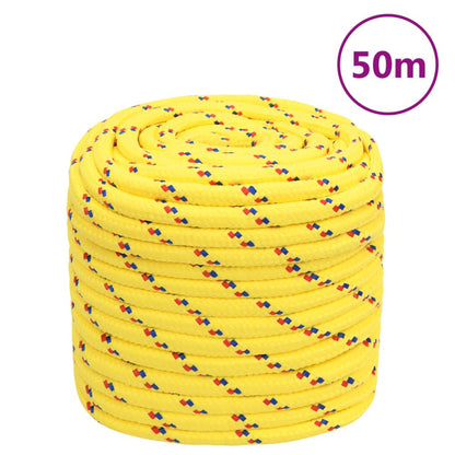 Boottouw 6 Mm Polypropyleen Geel 16 mm 50 m