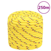 Boottouw 16 mm polypropyleen geel