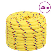 Boat rope 20 mm 25 m polypropylene yellow
