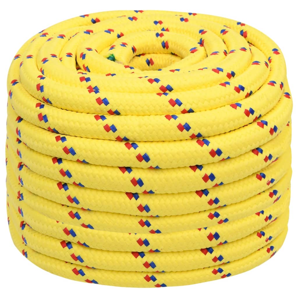 Boottouw Polypropyleen Geel 20 mm 25 m