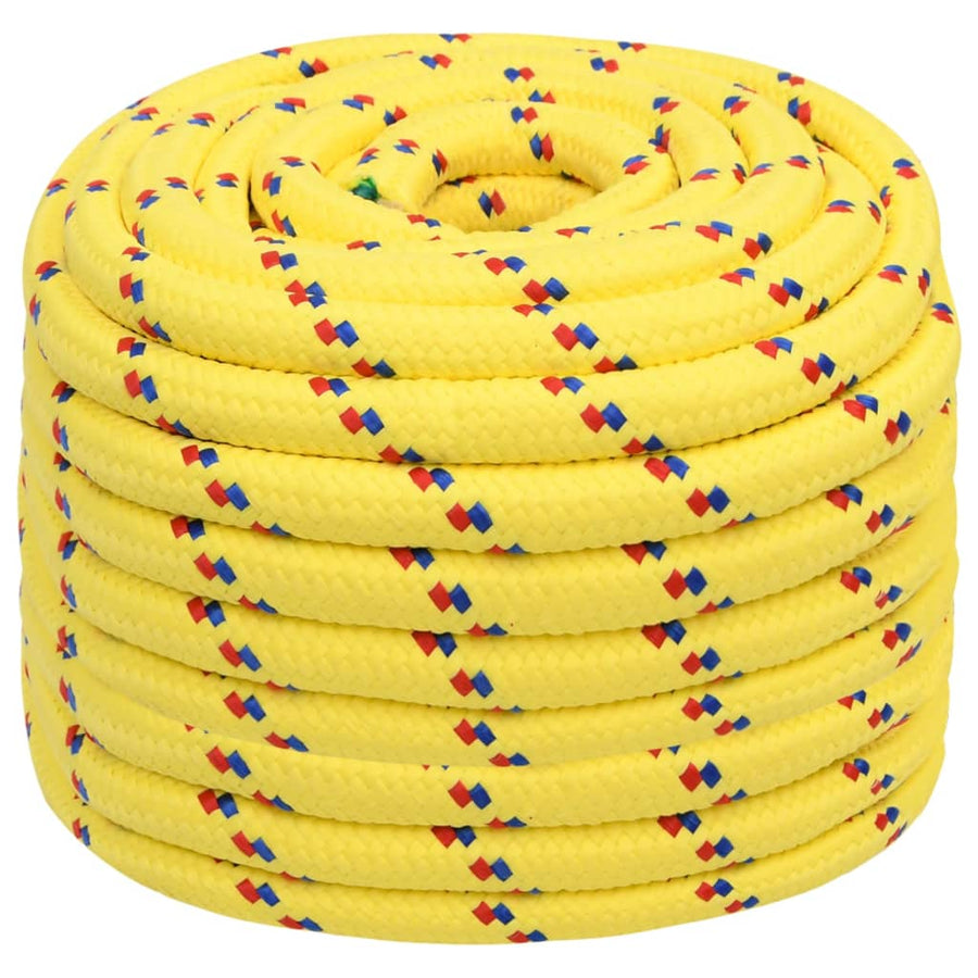 Boottouw Polypropyleen Geel 20 mm 25 m