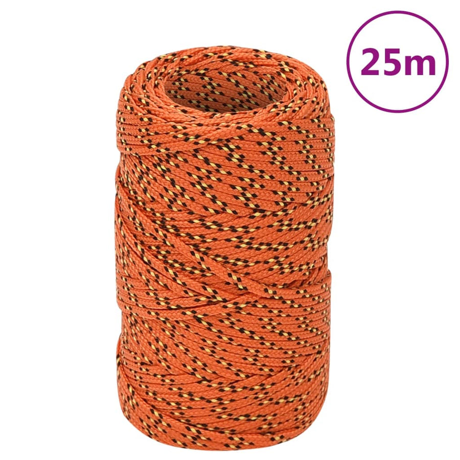 Boottouw Polypropyleen Oranje Orange 2 mm 25 m