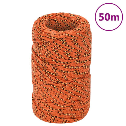Boottouw Polypropyleen Oranje Orange 2 mm 50 m
