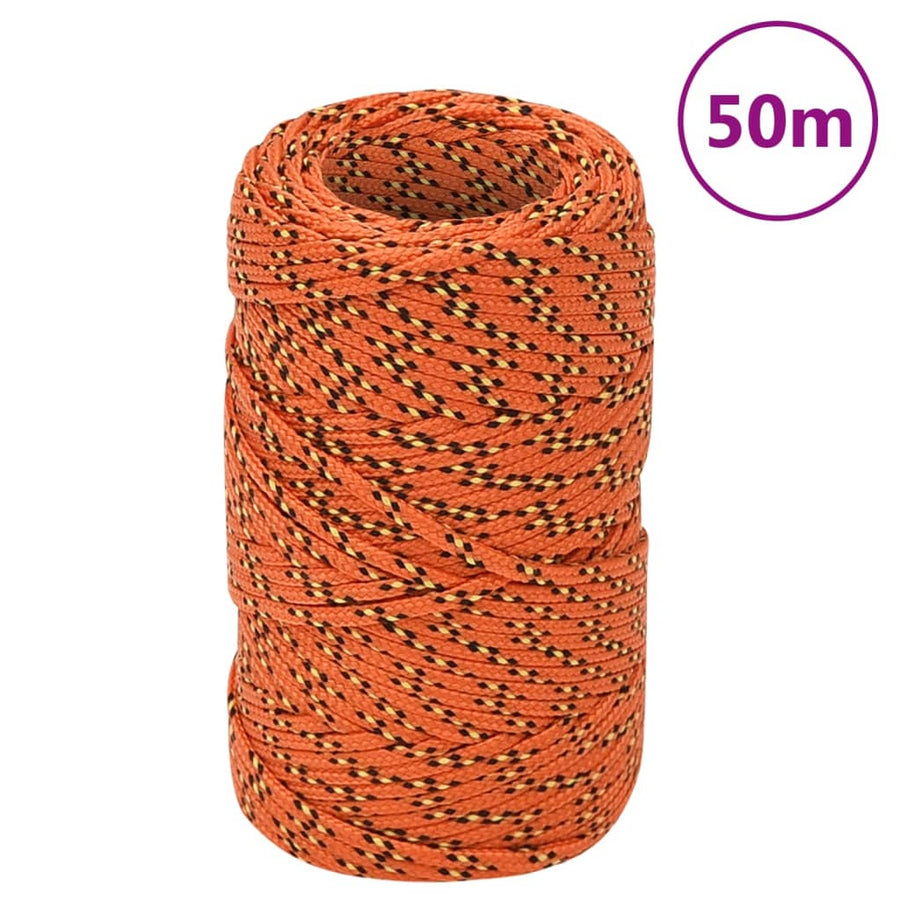 Boottouw Polypropyleen Oranje Orange 2 mm 50 m