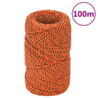 Boottouw 2 mm polypropyleen oranje 100 m