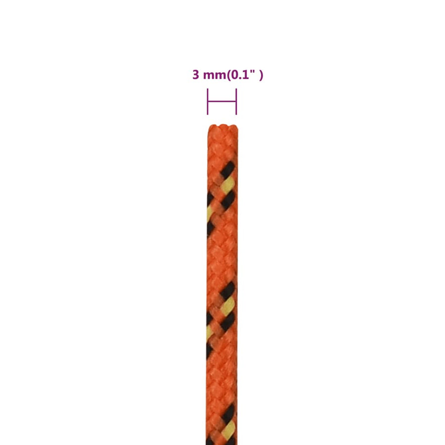 Boottouw Polypropyleen Oranje Orange 3 mm 500 m