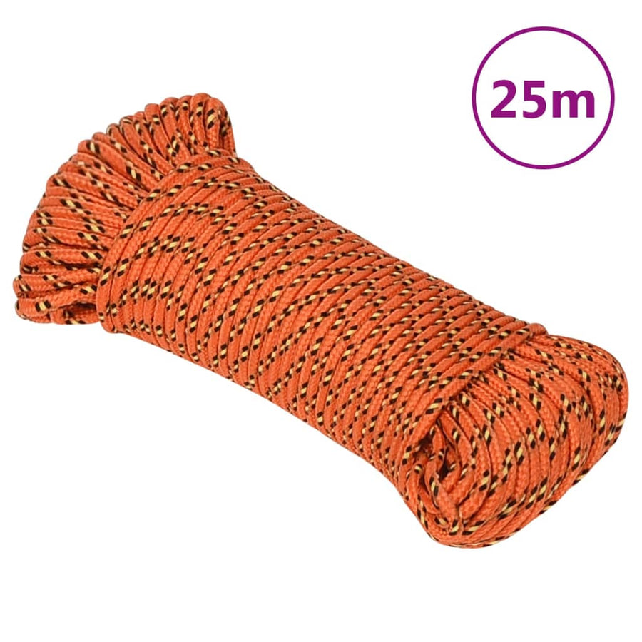 Boottouw Polypropyleen Oranje Orange 4 mm 25 m