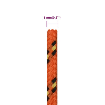 Boottouw Polypropyleen Oranje Orange 5 mm 50 m