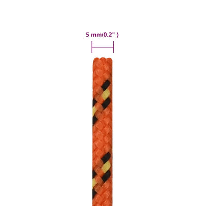 Boottouw Polypropyleen Oranje Orange 5 mm 500 m
