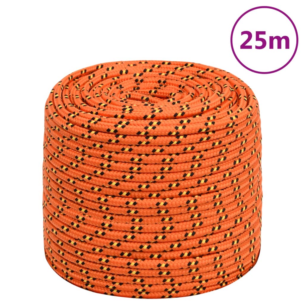 Boottouw Polypropyleen Oranje Orange 6 mm 25 m