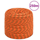 Boat rope 8 mm 250 m polypropylene orange