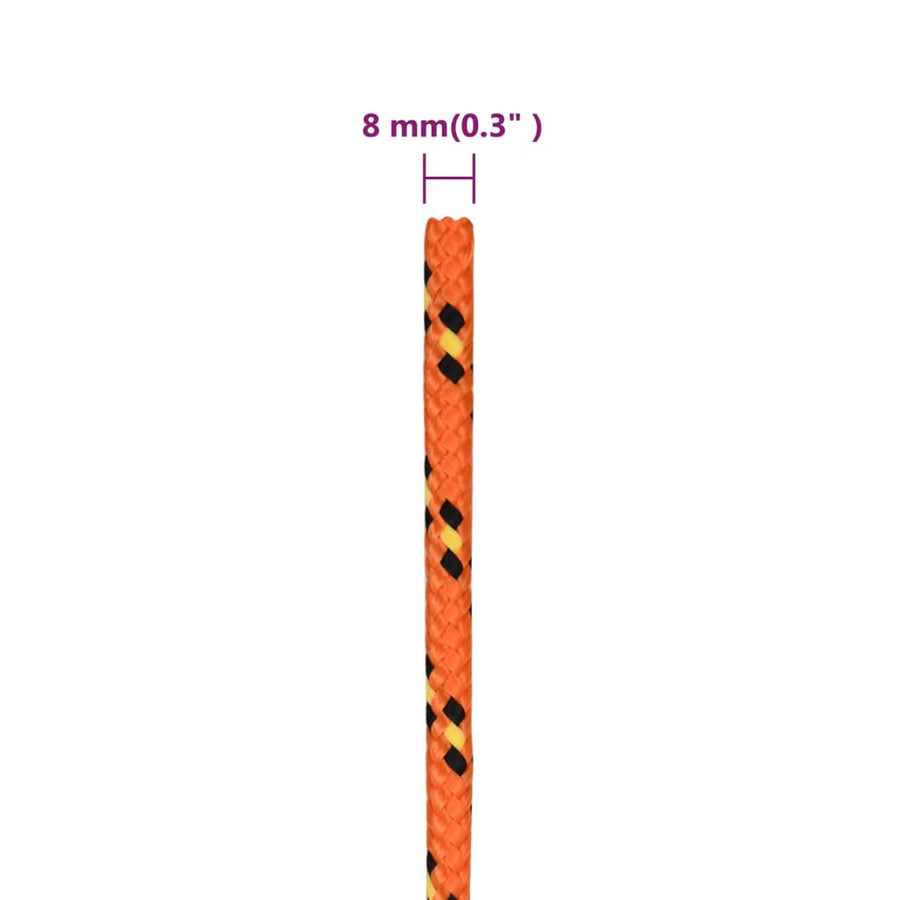 Boottouw Polypropyleen Oranje Orange 8 mm 500 m