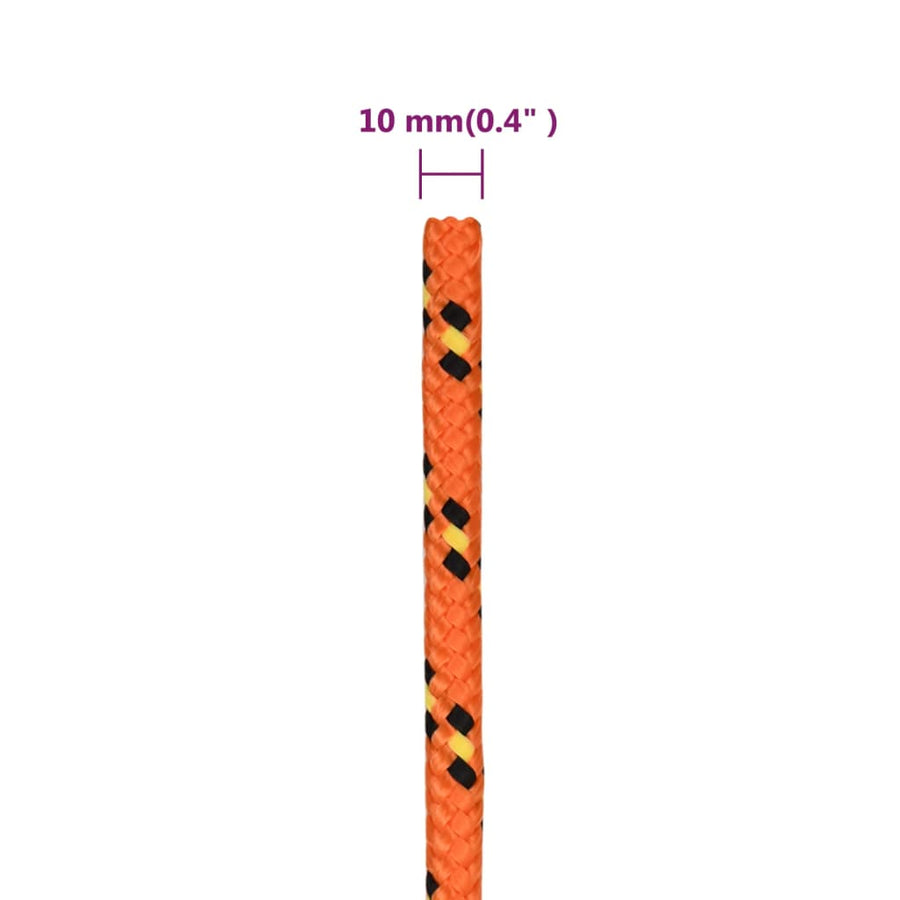 Boottouw 10 mm 500 m polypropyleen oranje 10 mm 500 m
