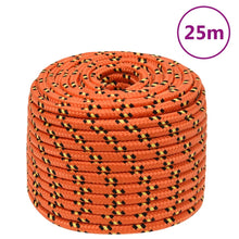 Boottouw 2 Mm Polypropyleen Oranje Orange 12 mm 25 m