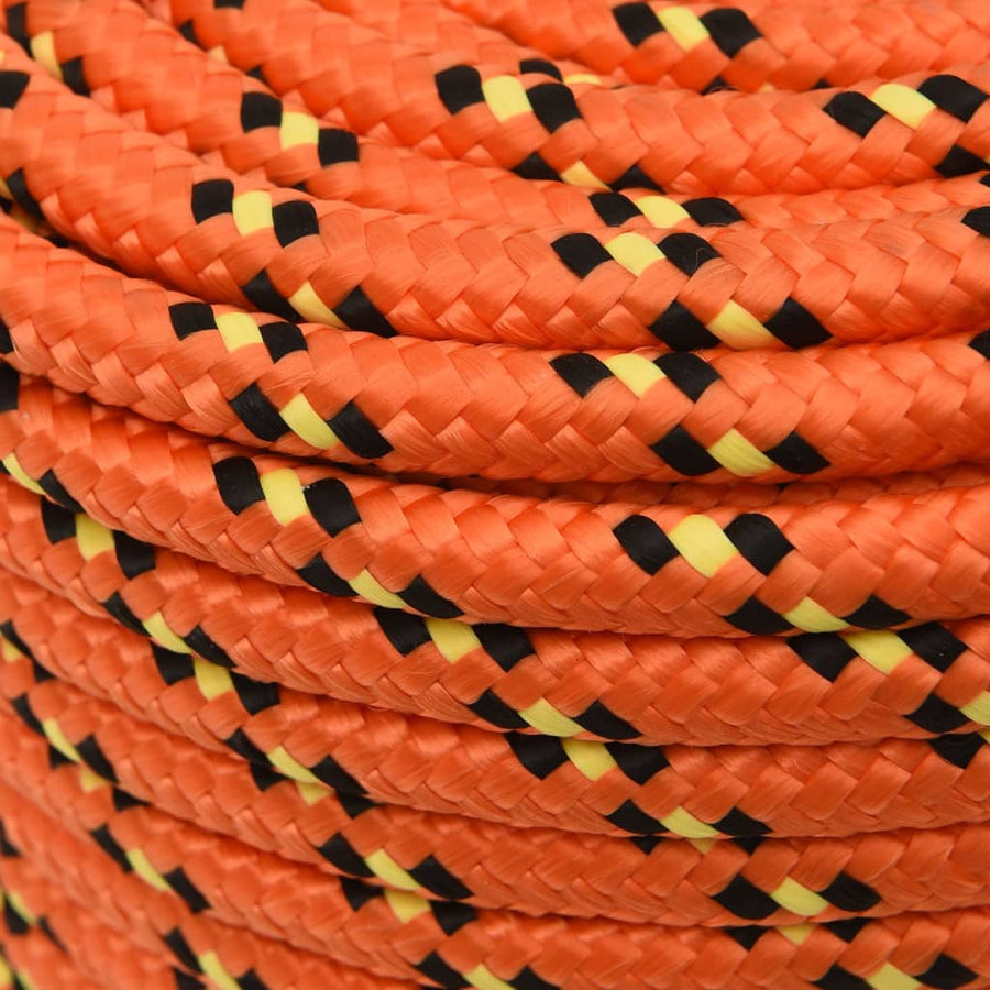 Boottouw 2 Mm Polypropyleen Oranje Orange 12 mm 50 m