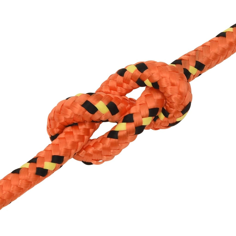 Boottouw 2 Mm Polypropyleen Oranje Orange 12 mm 50 m