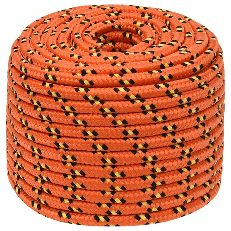 Boottouw 2 Mm 00 M Polypropyleen Oranje Orange 12 mm 100 m