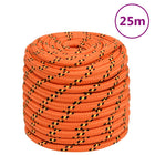 Boat rope 16 mm 25 m polypropylene orange
