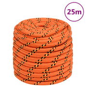 Boottouw 16 mm 25 m polypropyleen oranje