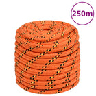 Boat rope 16 mm 250 m polypropylene orange