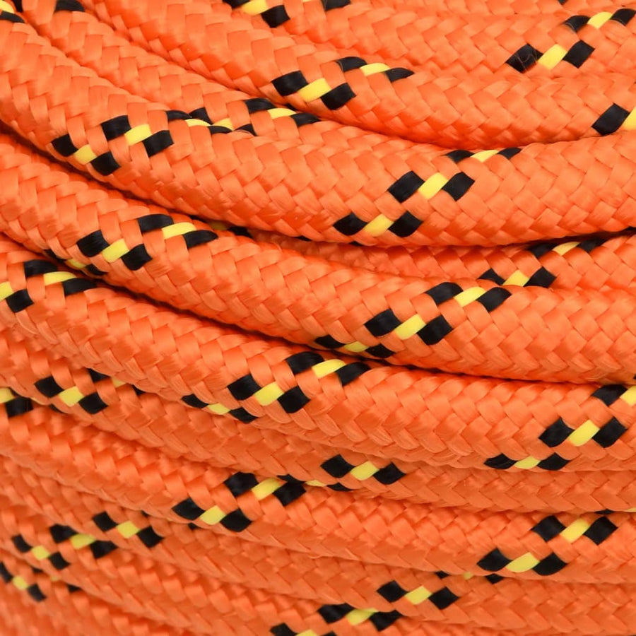 Boottouw 8 Mm Polypropyleen Oranje Orange 18 mm 25 m
