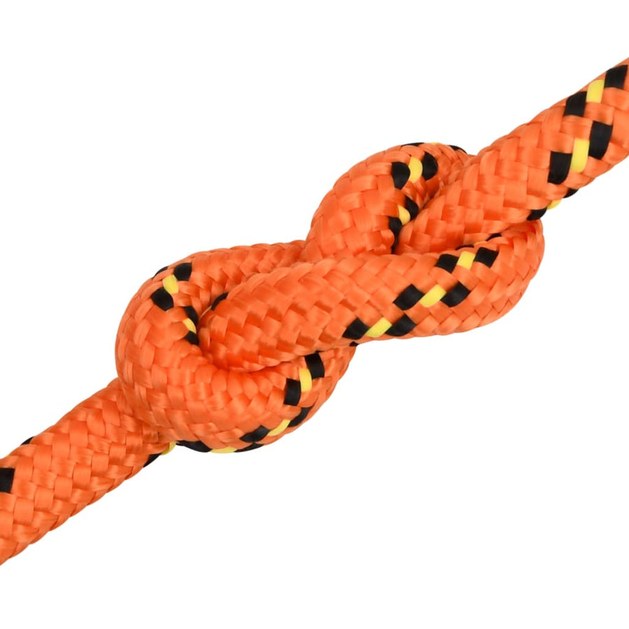 Boottouw 8 Mm Polypropyleen Oranje Orange 18 mm 25 m