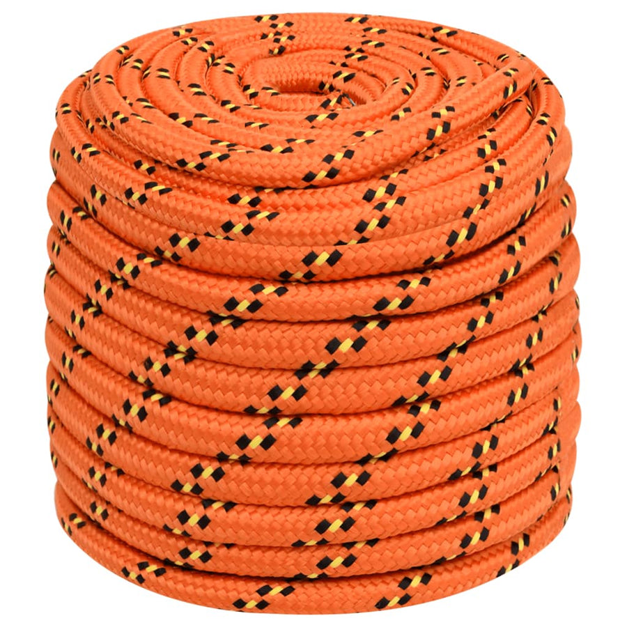 Boottouw 8 Mm Polypropyleen Oranje Orange 18 mm 50 m
