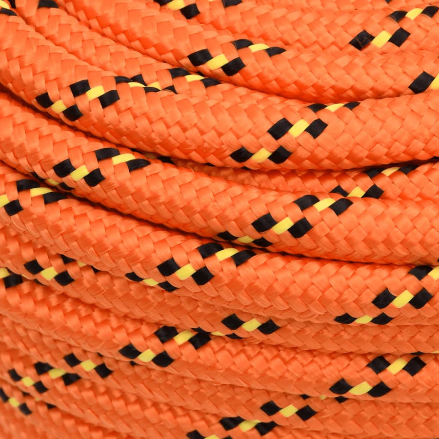 Boottouw 8 Mm Polypropyleen Oranje Orange 18 mm 50 m