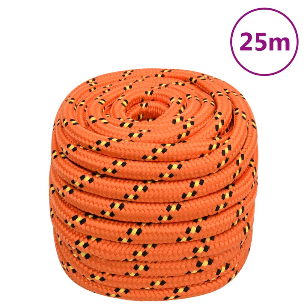 Boottouw Polypropyleen Oranje Orange 20 mm 25 m