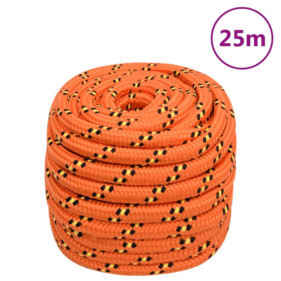 Boottouw Polypropyleen Oranje Orange 20 mm 25 m