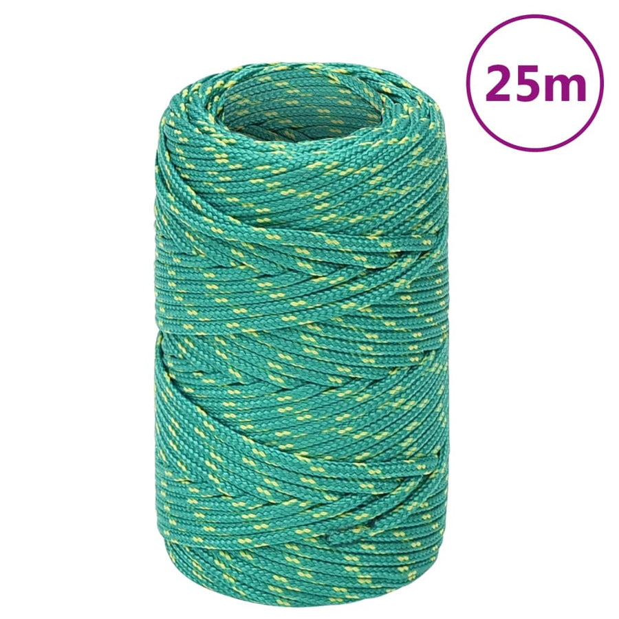 Boottouw 2 mm 25 m polypropyleen groen 2 mm 25 m