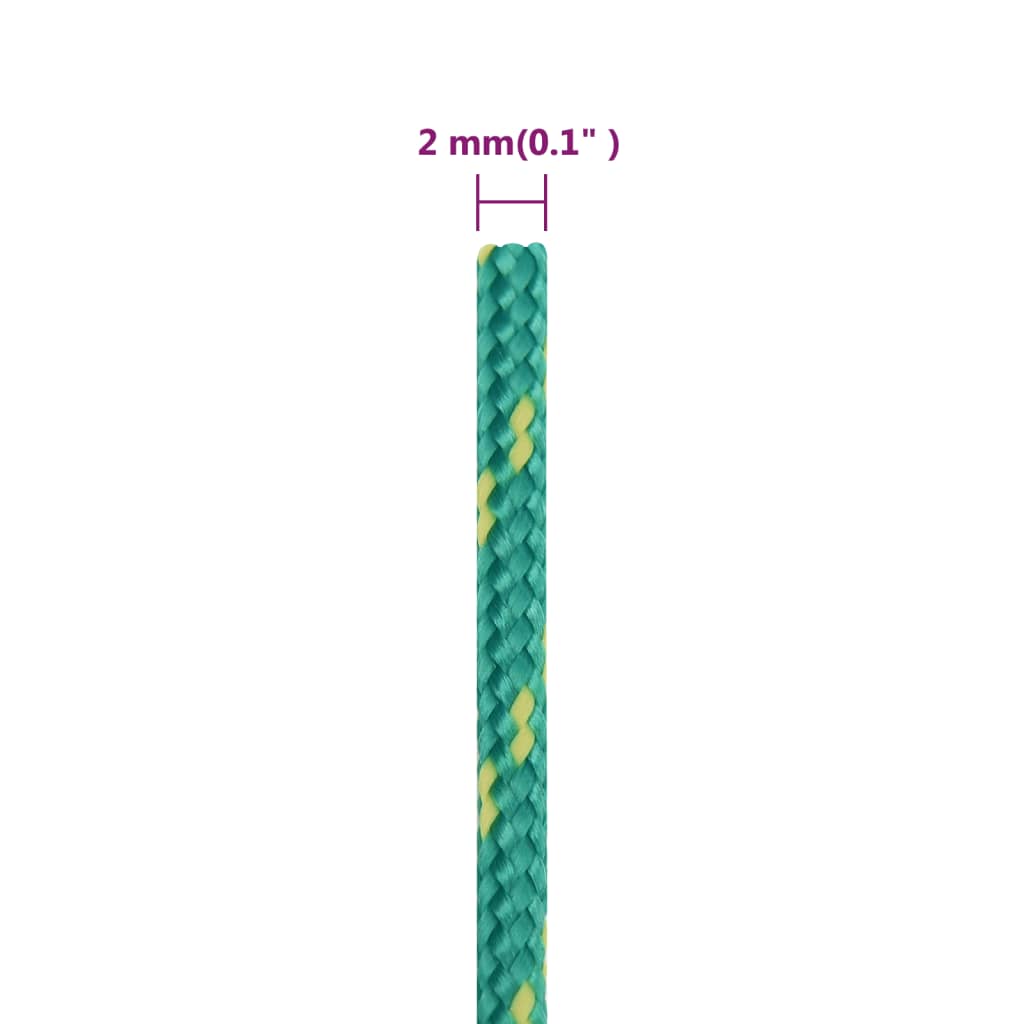 Boottouw 2 mm 50 m polypropyleen groen 2 mm 50 m