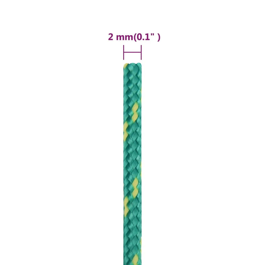 Boottouw Polypropyleen Groen 2 mm 250 m
