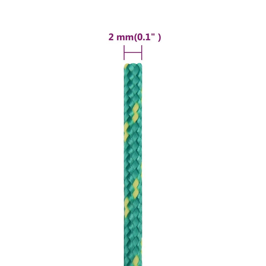 Boottouw 2 mm 500 m polypropyleen groen 2 mm 500 m